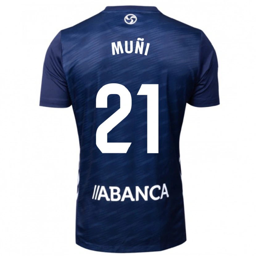 Danxen Dětské Sara Álvarez Muñi #21 Tmavě Modrá Bílá Daleko Hráčské Dresy 2025/26 Dres