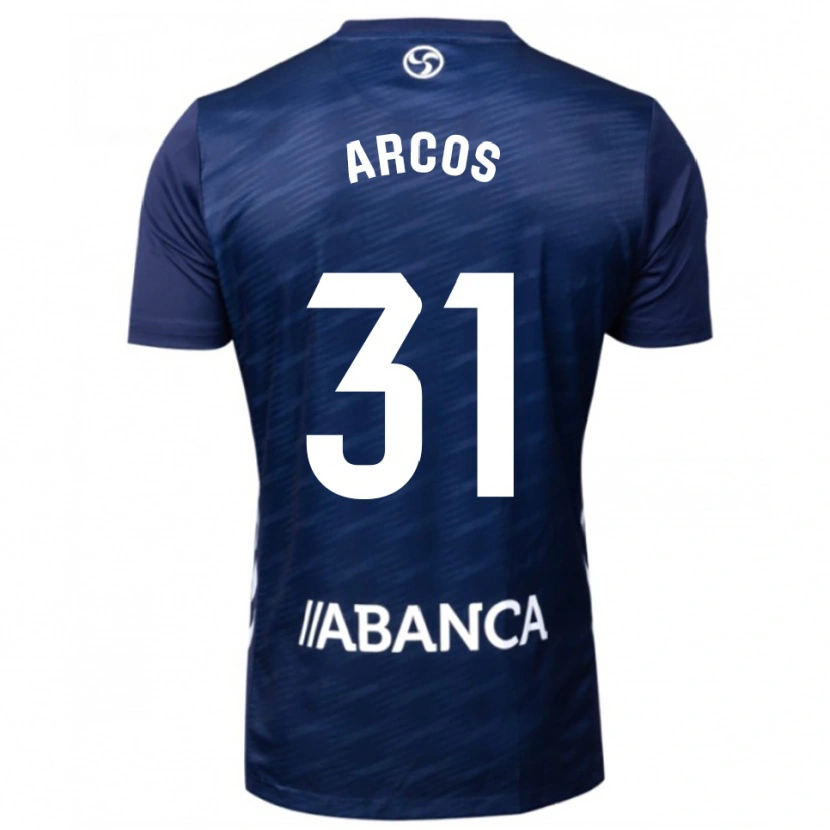 Danxen Dětské Ángel Arcos #31 Tmavě Modrá Bílá Daleko Hráčské Dresy 2025/26 Dres