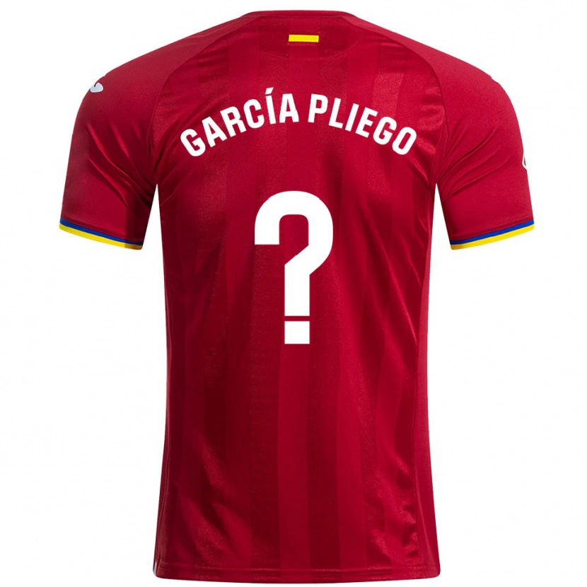 Danxen Dětské Hugo García Pliego #0 Červená Žlutá Modrá Daleko Hráčské Dresy 2025/26 Dres