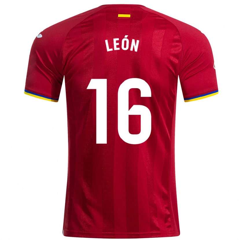 Danxen Dětské Carlos León #16 Červená Žlutá Modrá Daleko Hráčské Dresy 2025/26 Dres