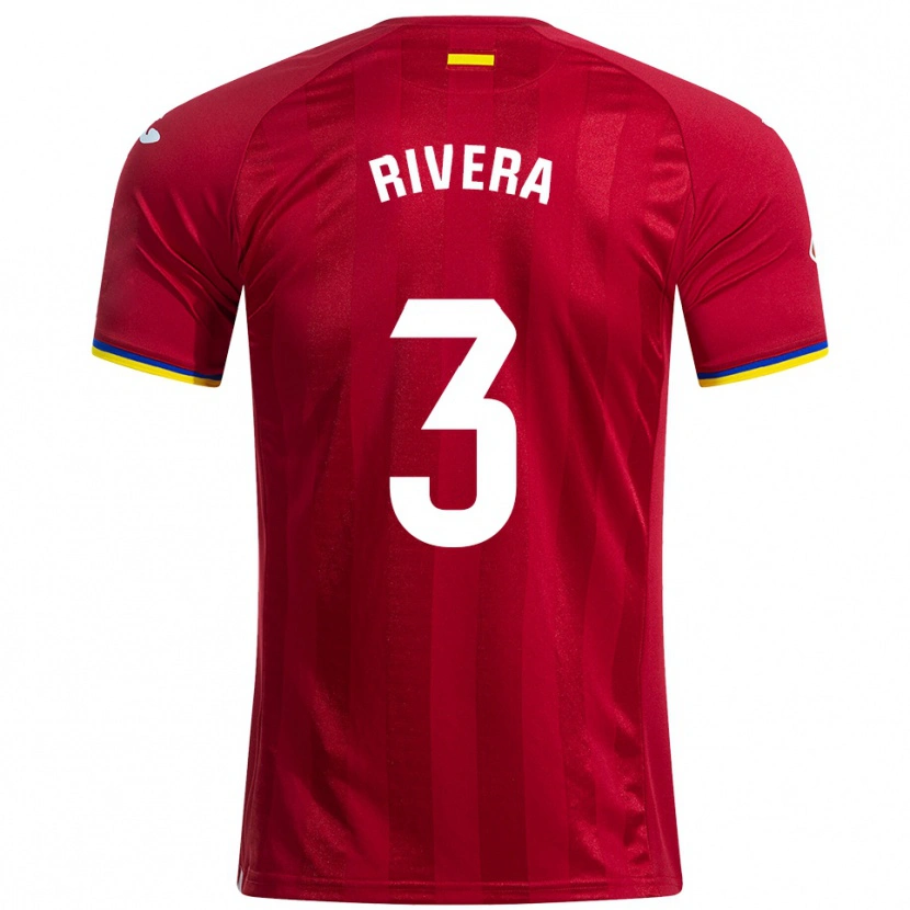 Danxen Dětské Gorka Rivera #3 Červená Žlutá Modrá Daleko Hráčské Dresy 2025/26 Dres