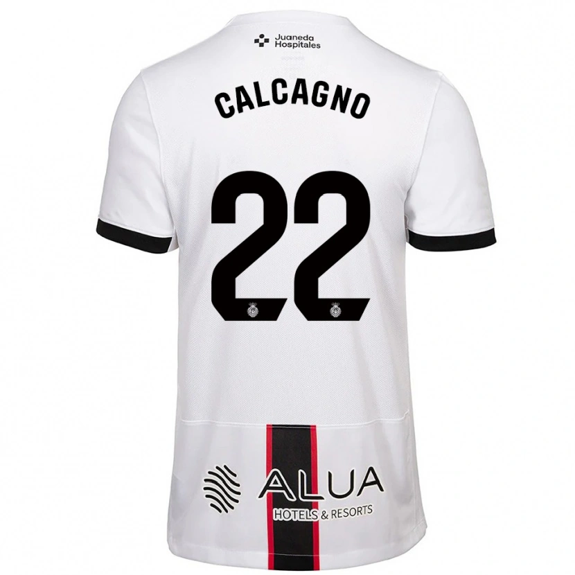 Danxen Dětské Bruno Calcagno #22 Bílá Černá Daleko Hráčské Dresy 2025/26 Dres