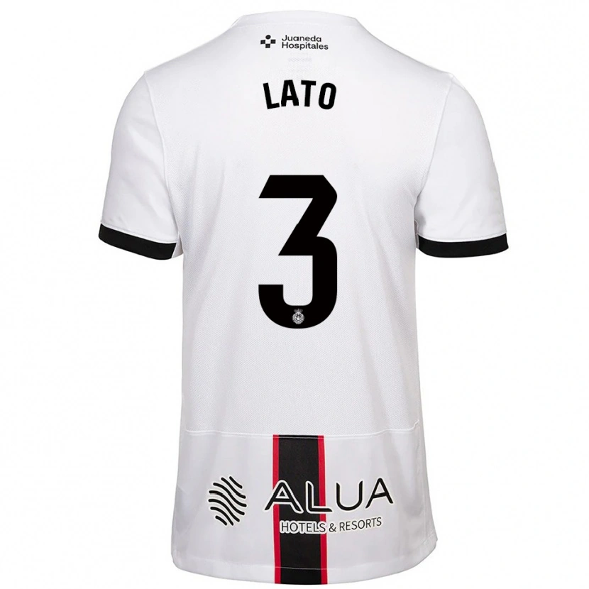 Danxen Dětské Toni Lato #3 Bílá Černá Daleko Hráčské Dresy 2025/26 Dres