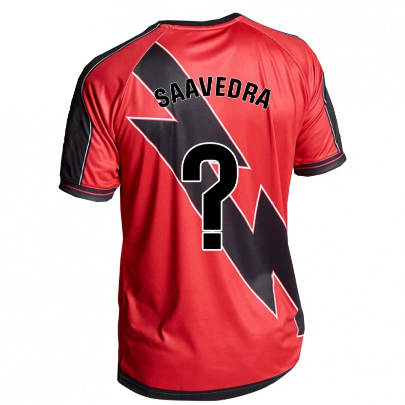 Danxen Dětské David Saavedra #0 Červená Černá Daleko Hráčské Dresy 2025/26 Dres
