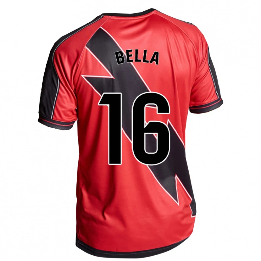 Danxen Dětské Brunda Bella #16 Červená Černá Daleko Hráčské Dresy 2025/26 Dres
