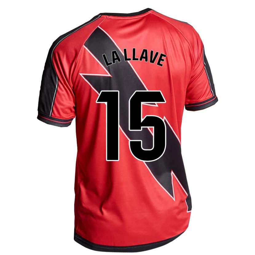 Danxen Dětské Kevin De La Llave #15 Červená Černá Daleko Hráčské Dresy 2025/26 Dres