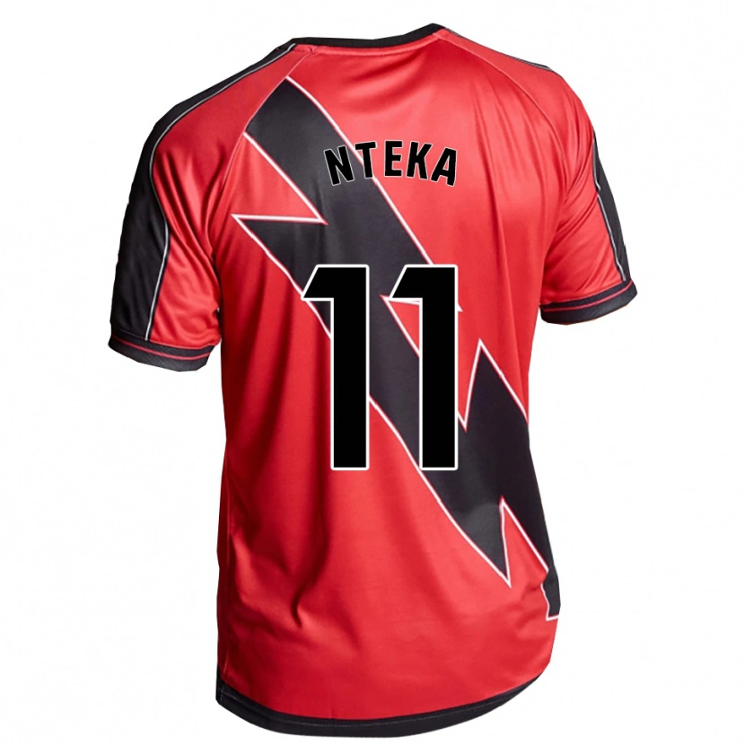 Danxen Dětské Randy Nteka #11 Červená Černá Daleko Hráčské Dresy 2025/26 Dres