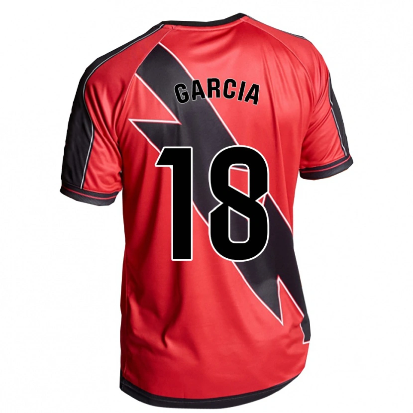 Danxen Dětské Álvaro García #18 Červená Černá Daleko Hráčské Dresy 2025/26 Dres