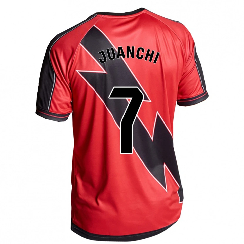 Danxen Dětské Juanchi #7 Červená Černá Daleko Hráčské Dresy 2025/26 Dres