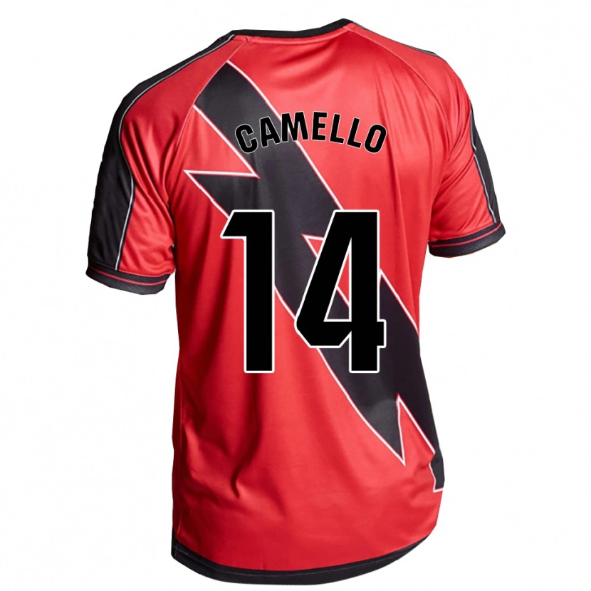 Danxen Dětské Sergio Camello #14 Červená Černá Daleko Hráčské Dresy 2025/26 Dres