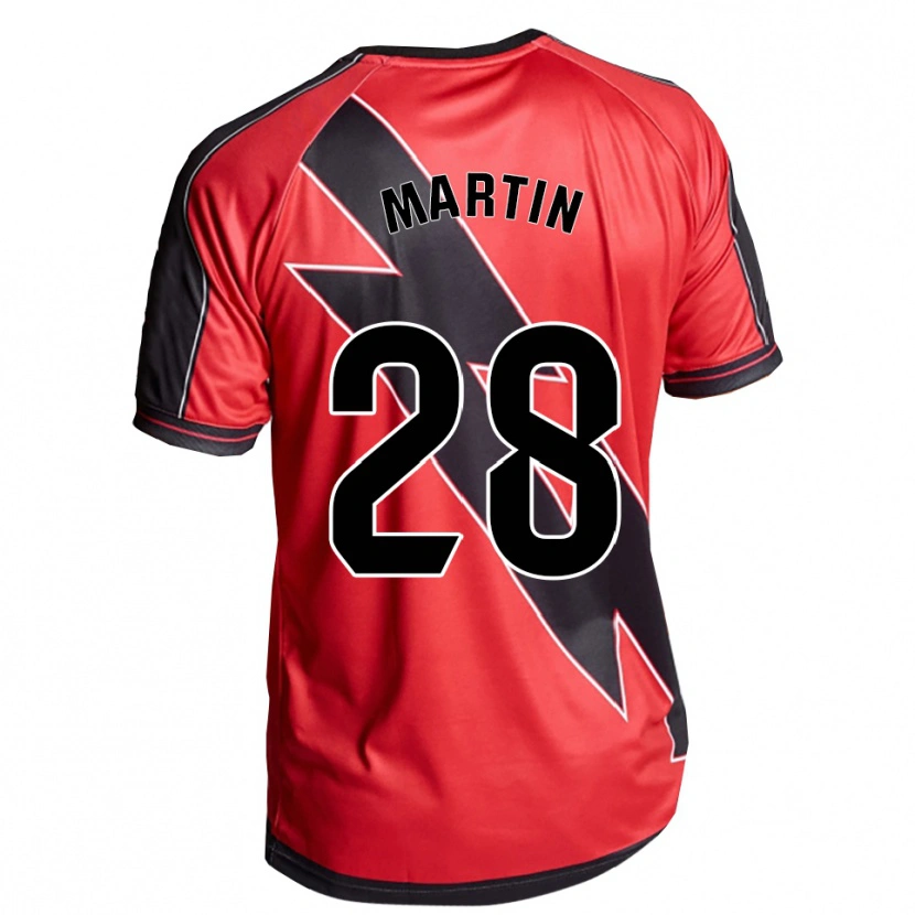 Danxen Dětské Pablo Martín #28 Červená Černá Daleko Hráčské Dresy 2025/26 Dres