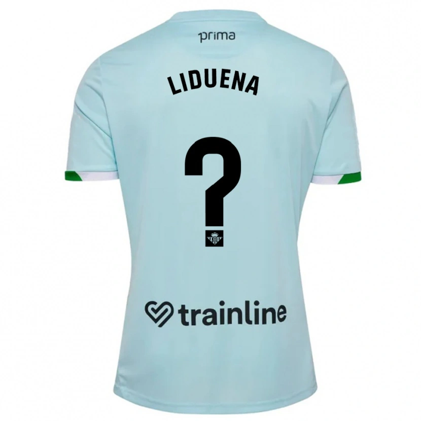 Danxen Dětské Rubén Lidueña #0 Nebesky Modrá Zelená Daleko Hráčské Dresy 2025/26 Dres