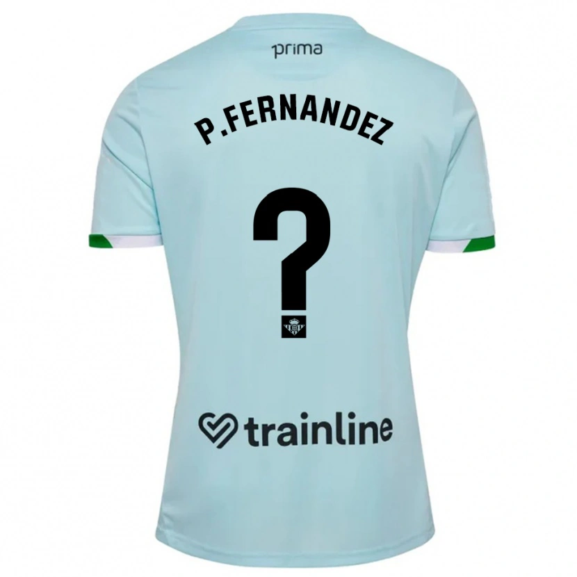 Danxen Dětské Paulo Fernández #0 Nebesky Modrá Zelená Daleko Hráčské Dresy 2025/26 Dres