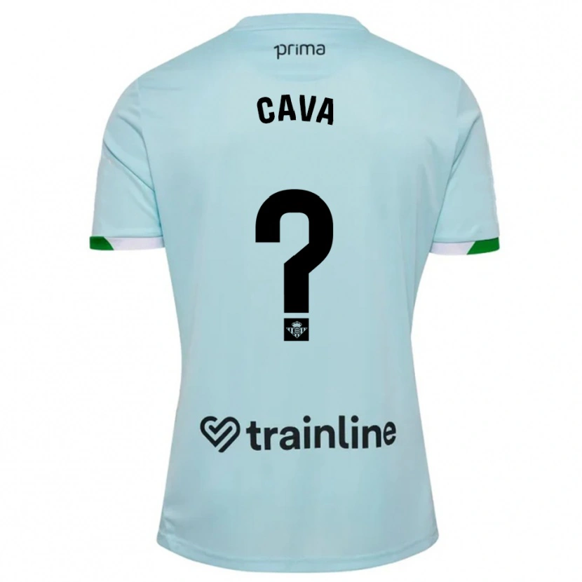 Danxen Dětské Raúl Cava #0 Nebesky Modrá Zelená Daleko Hráčské Dresy 2025/26 Dres
