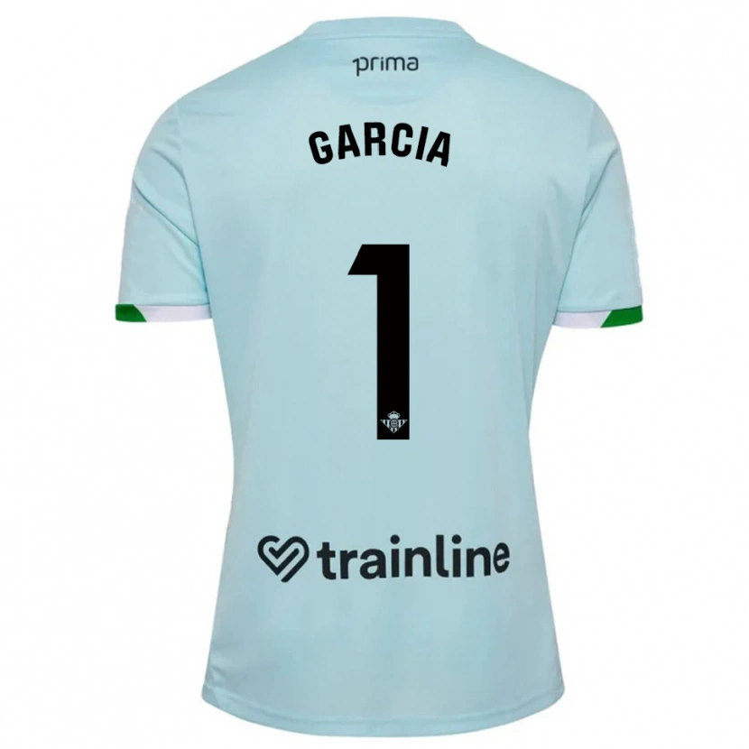 Danxen Dětské Germán García #1 Nebesky Modrá Zelená Daleko Hráčské Dresy 2025/26 Dres