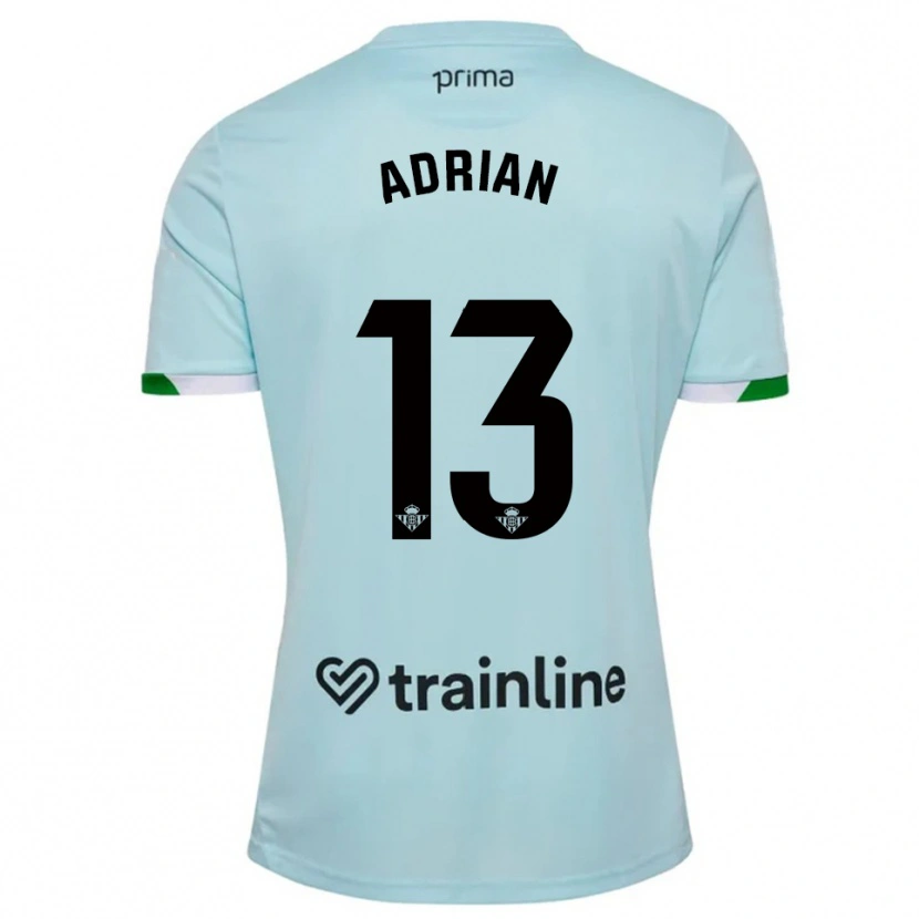 Danxen Dětské Adrián #13 Nebesky Modrá Zelená Daleko Hráčské Dresy 2025/26 Dres