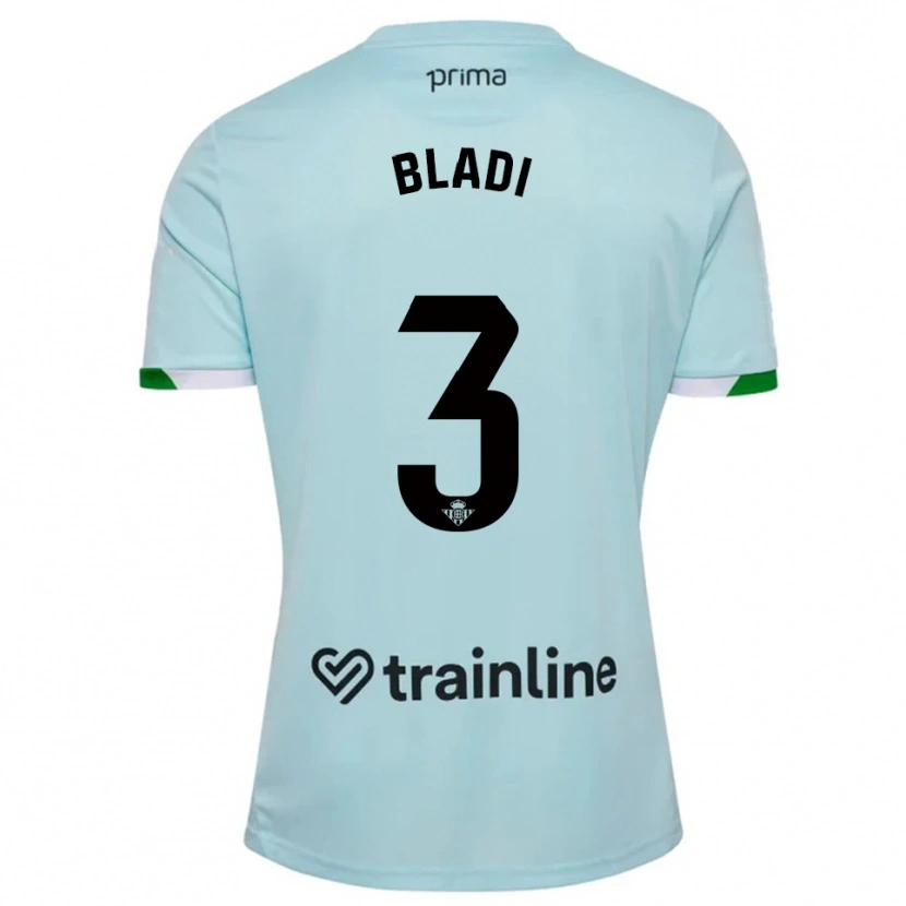 Danxen Dětské Darling Bladi #3 Nebesky Modrá Zelená Daleko Hráčské Dresy 2025/26 Dres