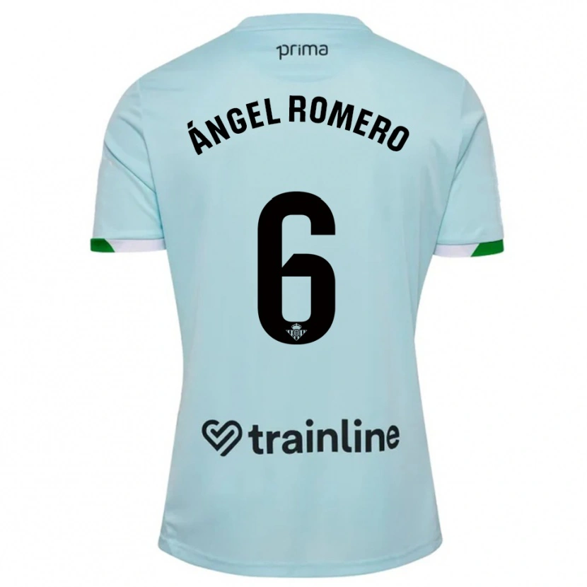 Danxen Dětské Miguel Ángel Romero #6 Nebesky Modrá Zelená Daleko Hráčské Dresy 2025/26 Dres