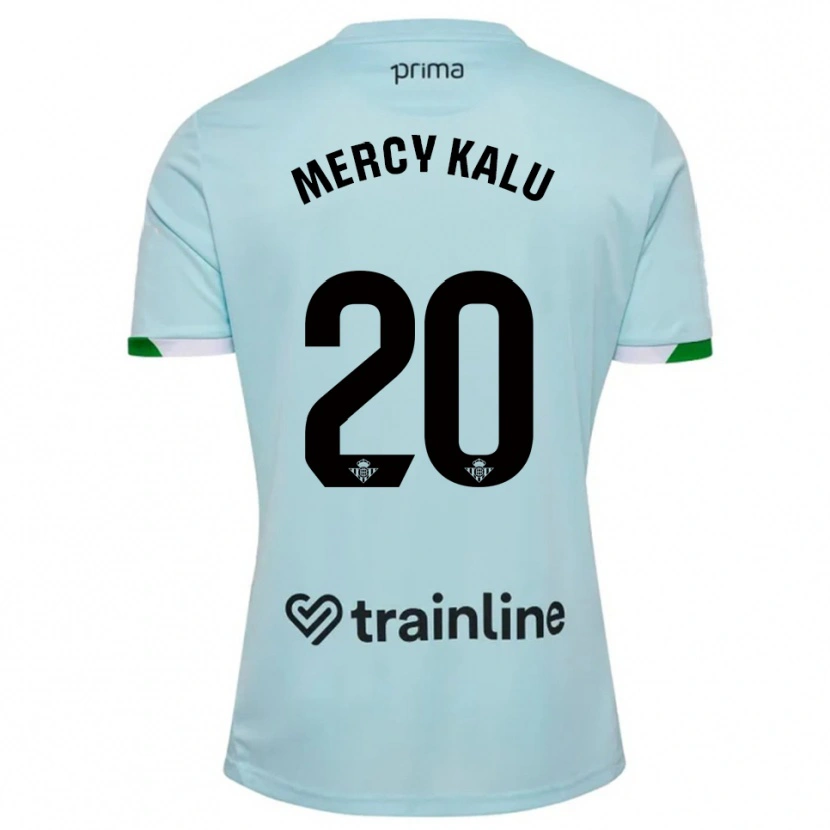 Danxen Dětské Chinyere Mercy Kalu #20 Nebesky Modrá Zelená Daleko Hráčské Dresy 2025/26 Dres