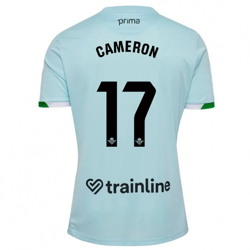Danxen Dětské Tiffany Cameron #17 Nebesky Modrá Zelená Daleko Hráčské Dresy 2025/26 Dres