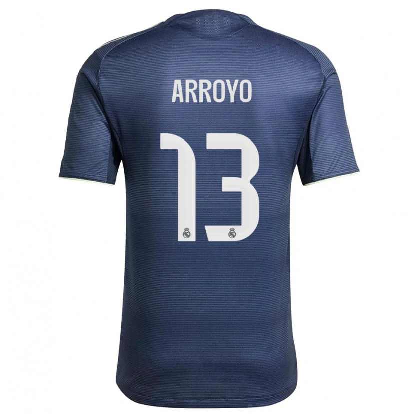 Danxen Dětské Diego Arroyo #13 Tmavě Modrá Stříbrná Daleko Hráčské Dresy 2025/26 Dres
