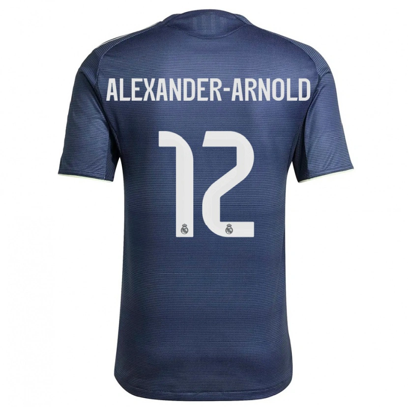 Danxen Dětské Trent Alexander-Arnold #12 Tmavě Modrá Stříbrná Daleko Hráčské Dresy 2025/26 Dres