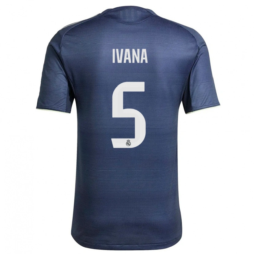Danxen Dětské Ivana Andres #5 Tmavě Modrá Stříbrná Daleko Hráčské Dresy 2025/26 Dres
