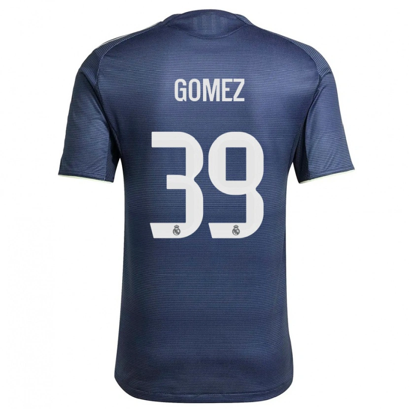 Danxen Dětské Eric Gómez #39 Tmavě Modrá Stříbrná Daleko Hráčské Dresy 2025/26 Dres