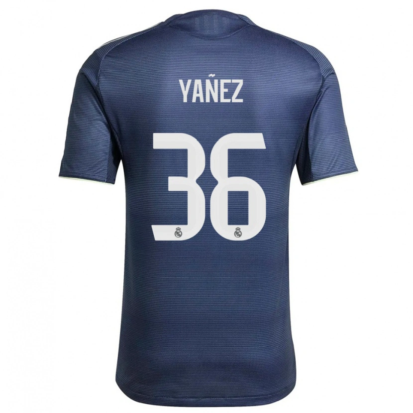 Danxen Dětské Daniel Yáñez #36 Tmavě Modrá Stříbrná Daleko Hráčské Dresy 2025/26 Dres