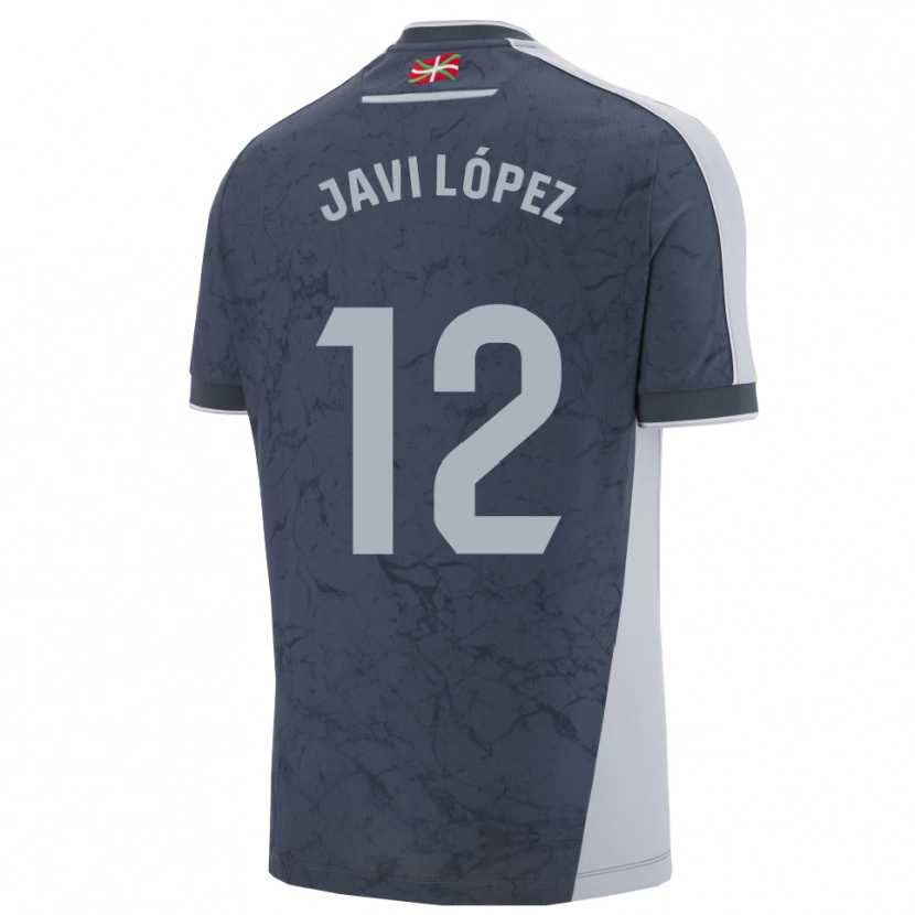 Danxen Dětské Javi López #12 Tmavě Modrá Bílá Daleko Hráčské Dresy 2025/26 Dres