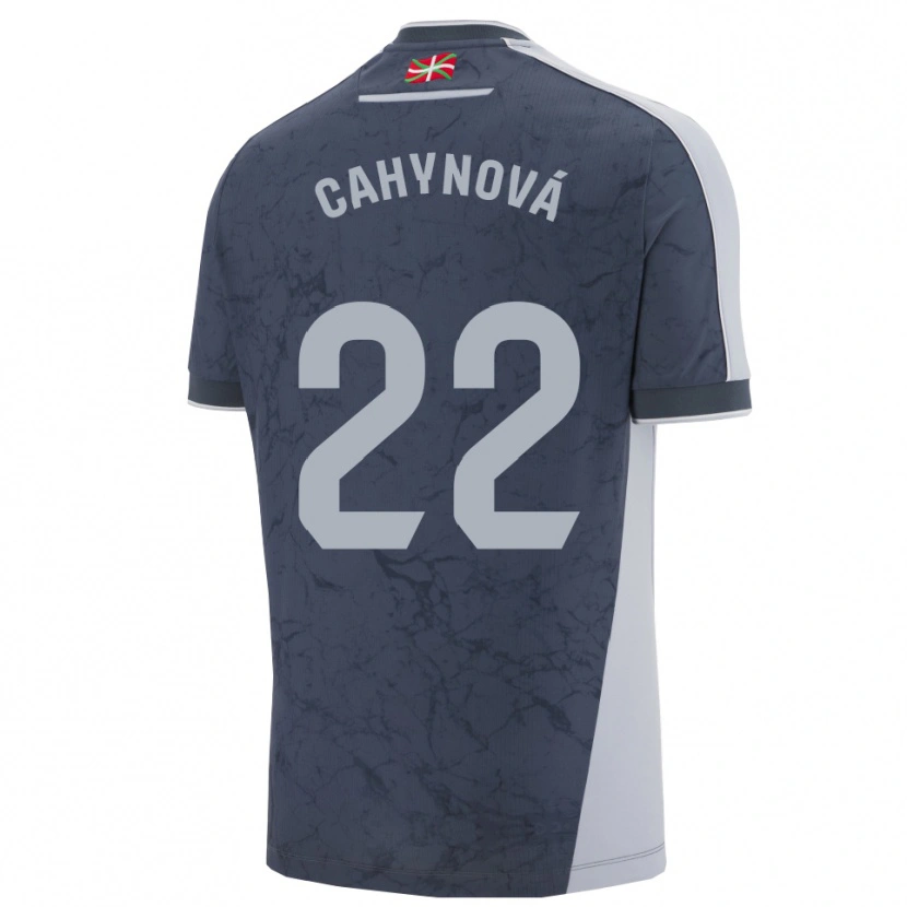 Danxen Dětské Klára Cahynová #22 Tmavě Modrá Bílá Daleko Hráčské Dresy 2025/26 Dres