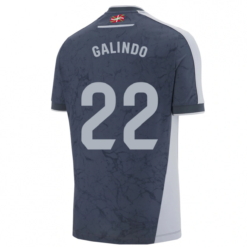 Danxen Dětské Iker Galindo #22 Tmavě Modrá Bílá Daleko Hráčské Dresy 2025/26 Dres