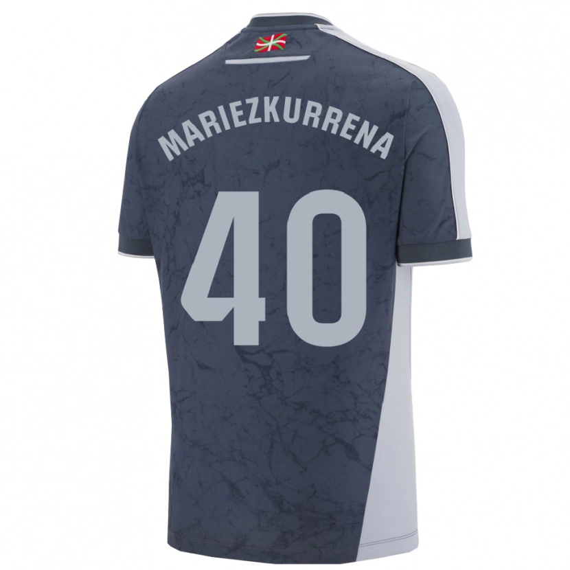Danxen Dětské Arkaitz Mariezkurrena #40 Tmavě Modrá Bílá Daleko Hráčské Dresy 2025/26 Dres
