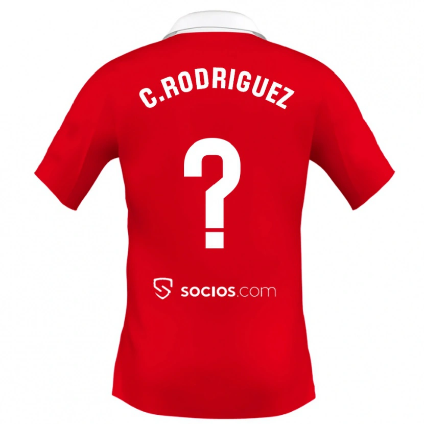 Danxen Dětské Carlos Rodríguez #0 Červená Bílá Šedá Daleko Hráčské Dresy 2025/26 Dres
