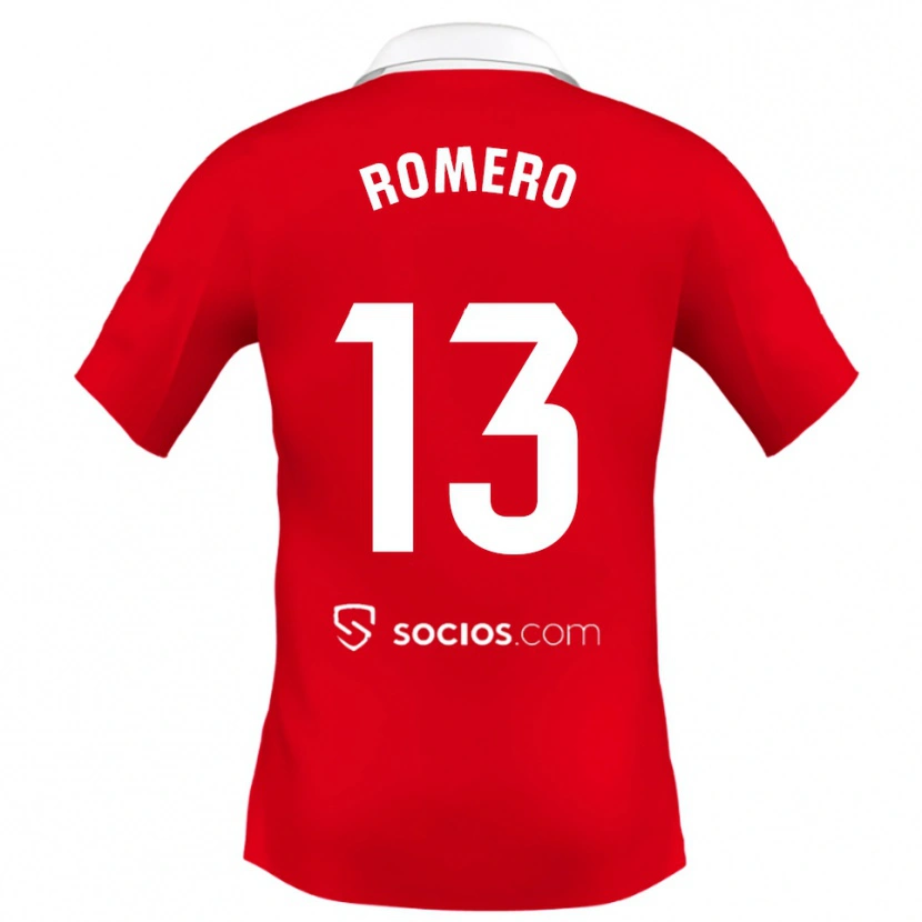Danxen Dětské Rafael Romero #13 Červená Bílá Šedá Daleko Hráčské Dresy 2025/26 Dres