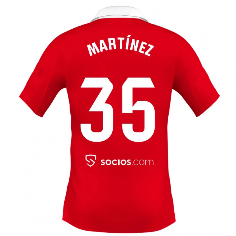 Danxen Dětské Ramón Martínez #35 Červená Bílá Šedá Daleko Hráčské Dresy 2025/26 Dres