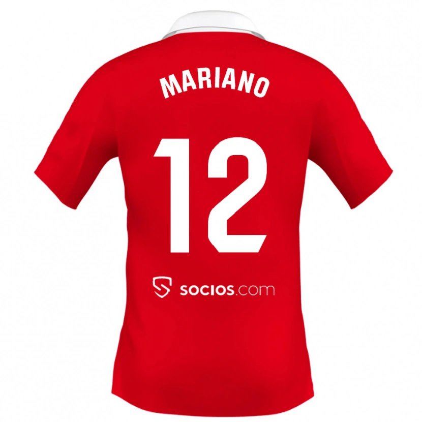 Danxen Dětské Mariano Diaz #12 Červená Bílá Šedá Daleko Hráčské Dresy 2025/26 Dres