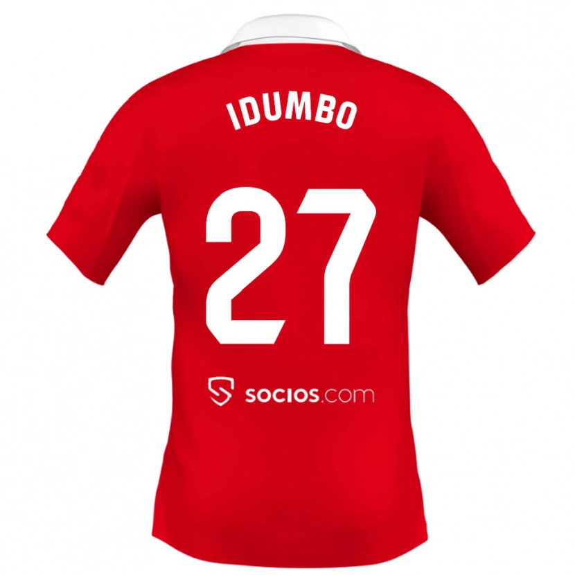 Danxen Dětské Stanis Idumbo #27 Červená Bílá Šedá Daleko Hráčské Dresy 2025/26 Dres