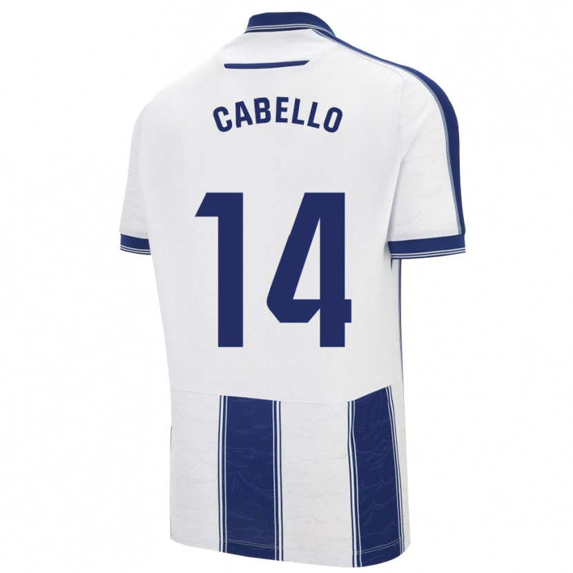 Danxen Dětské Jorge Cabello #14 Tmavě Modrá Bílá Daleko Hráčské Dresy 2025/26 Dres