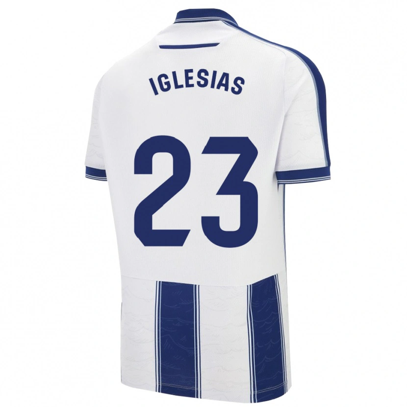 Danxen Dětské Dylan Iglesias #23 Tmavě Modrá Bílá Daleko Hráčské Dresy 2025/26 Dres