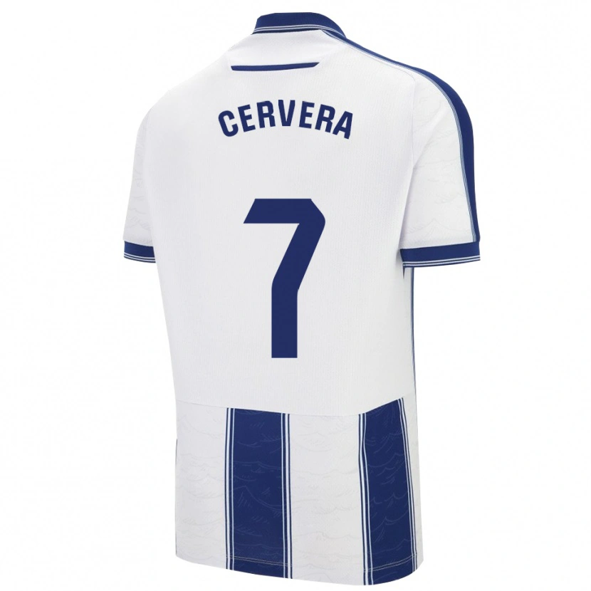 Danxen Dětské Dani Cervera #7 Tmavě Modrá Bílá Daleko Hráčské Dresy 2025/26 Dres