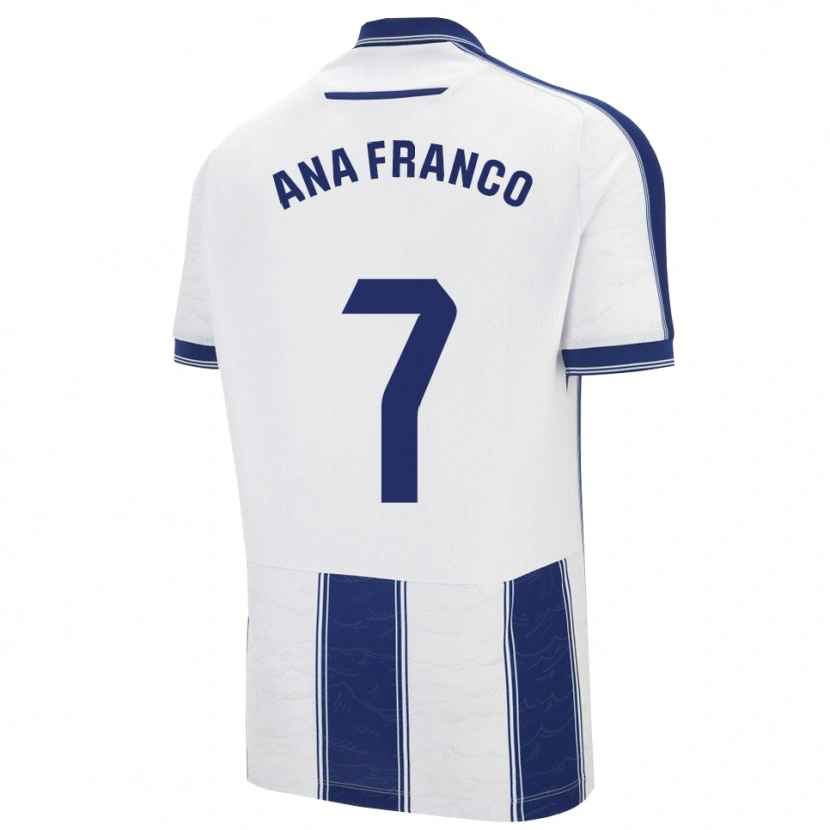 Danxen Dětské Ana Franco #7 Tmavě Modrá Bílá Daleko Hráčské Dresy 2025/26 Dres