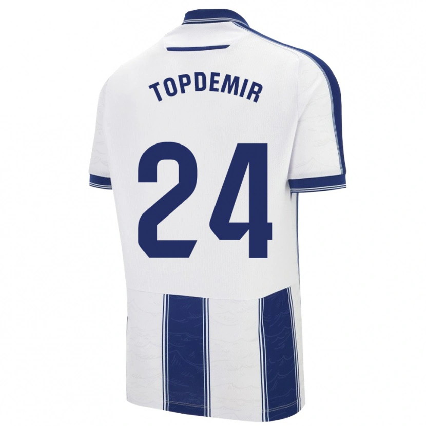 Danxen Dětské Karan Topdemir #24 Tmavě Modrá Bílá Daleko Hráčské Dresy 2025/26 Dres