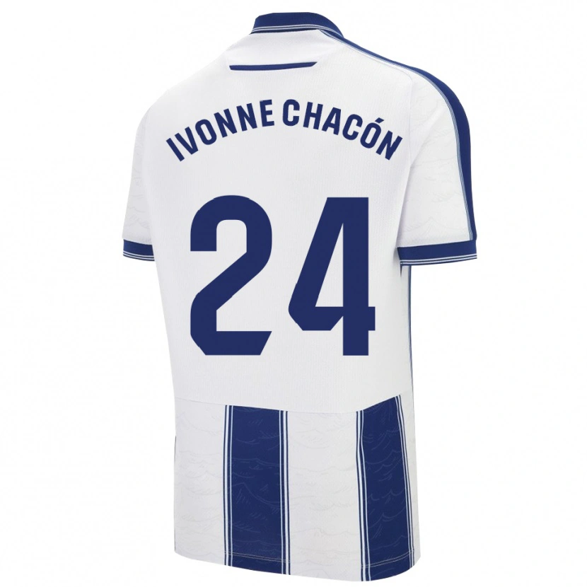 Danxen Dětské Ivonne Chacón #24 Tmavě Modrá Bílá Daleko Hráčské Dresy 2025/26 Dres