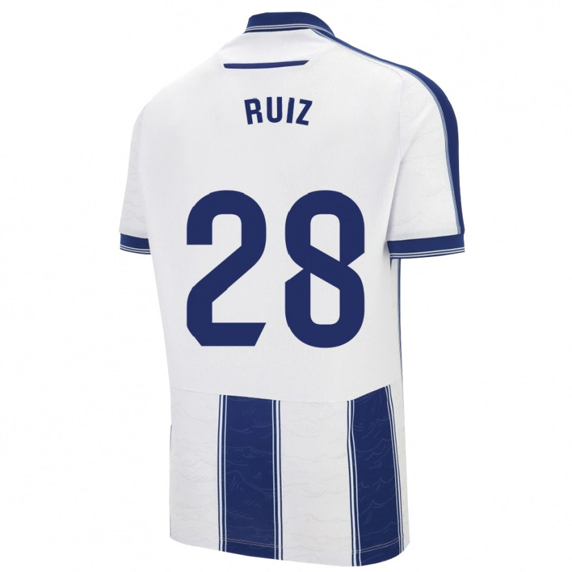 Danxen Dětské Joan Ruiz #28 Tmavě Modrá Bílá Daleko Hráčské Dresy 2025/26 Dres