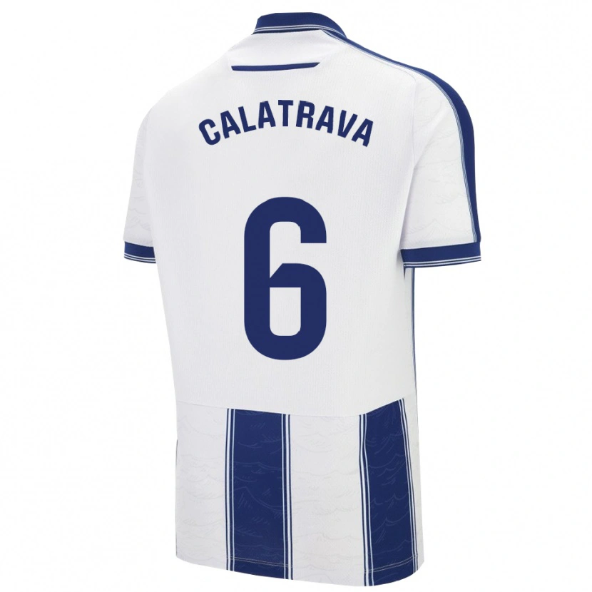 Danxen Dětské Alberto Calatrava #6 Tmavě Modrá Bílá Daleko Hráčské Dresy 2025/26 Dres