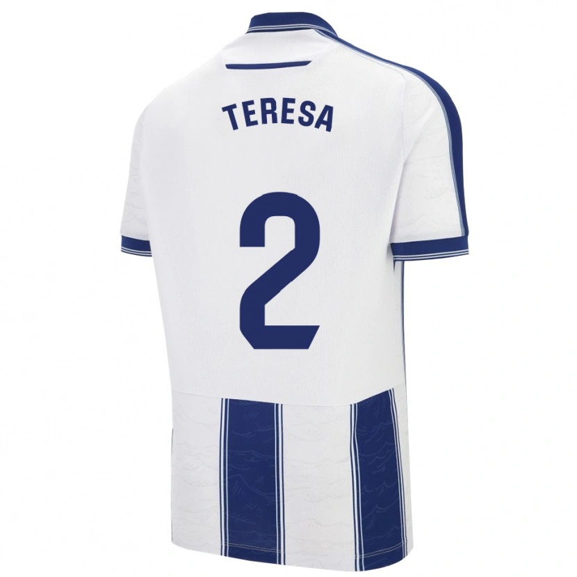 Danxen Dětské Teresa Mérida #2 Tmavě Modrá Bílá Daleko Hráčské Dresy 2025/26 Dres