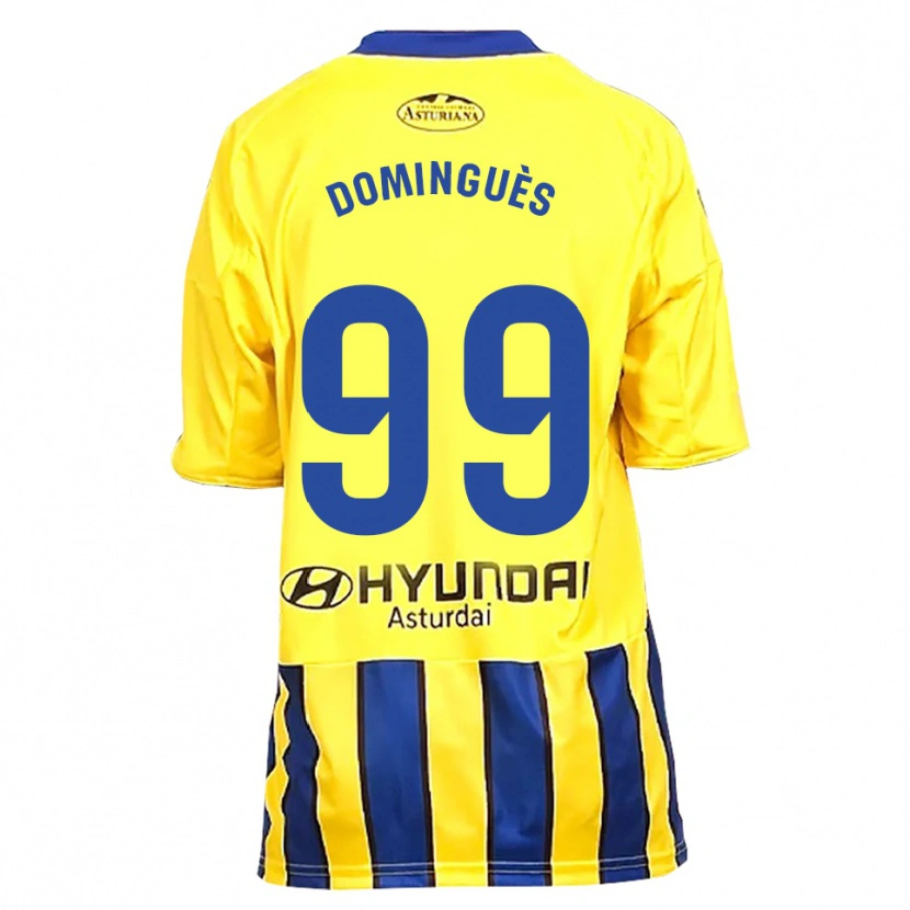 Danxen Dětské Brandon Dominguès #99 Žlutá Modrá Daleko Hráčské Dresy 2025/26 Dres