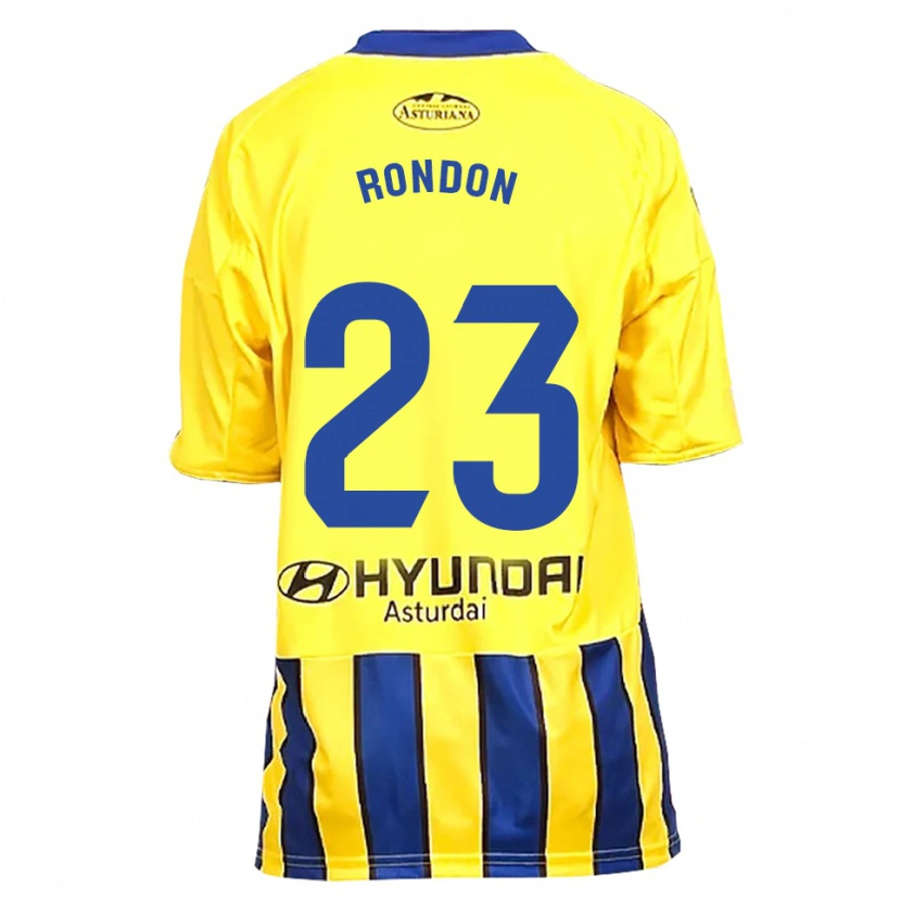 Danxen Dětské Salomón Rondón #23 Žlutá Modrá Daleko Hráčské Dresy 2025/26 Dres