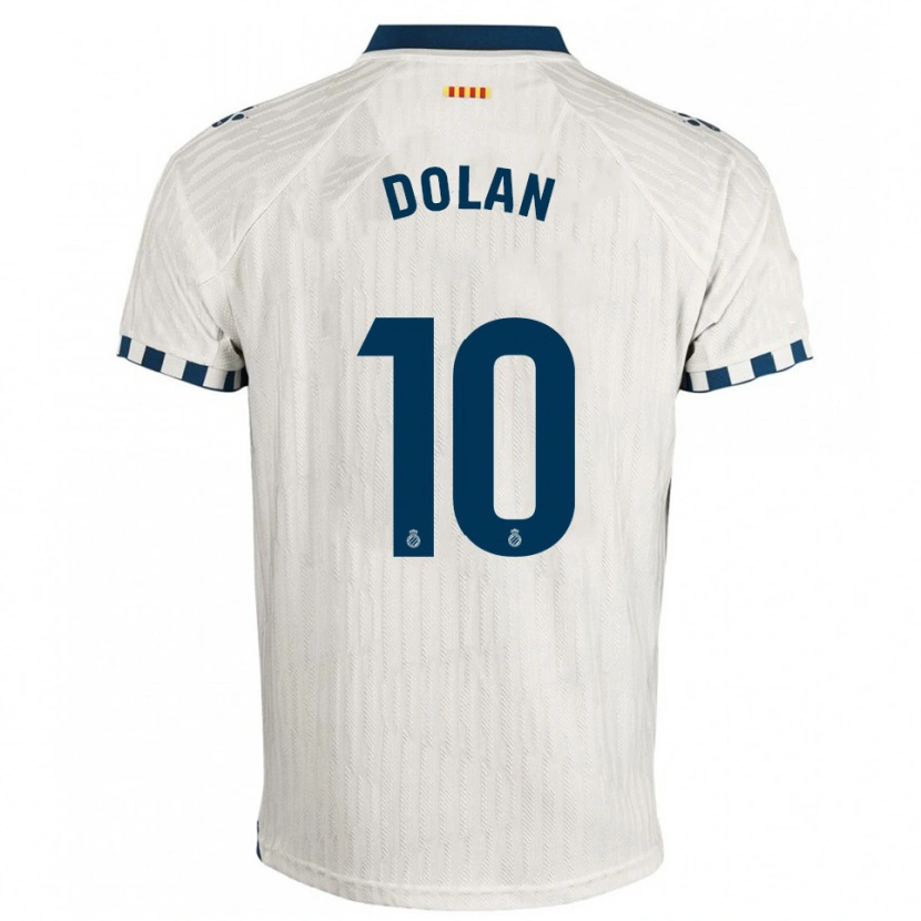 Danxen Dětské Tyrhys Dolan #10 Bílá Modrá Daleko Hráčské Dresy 2025/26 Dres